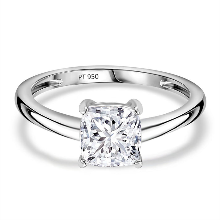 LUXURIANT SGL Certified 1 Ct. Lab Grown Diamond SI G-H Solitaire Ring in 950 Platinum 8067015 1