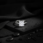 Luxuriant Diamond 950 Platinum SGL Certified Lab Grown Diamond (SI/GH) Cushion Cut Ring 1.05 Ct._8067015_1
