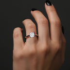 Luxuriant Diamond 950 Platinum SGL Certified Lab Grown Diamond (SI/GH) Cushion Cut Ring 1.05 Ct._8067015_2