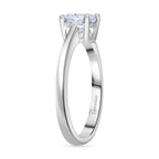 Luxuriant Diamond 950 Platinum SGL Certified Lab Grown Diamond (SI/GH) Cushion Cut Ring 1.05 Ct._8067015_3