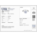 Luxuriant Diamond 950 Platinum SGL Certified Lab Grown Diamond (SI/GH) Cushion Cut Ring 1.05 Ct._8067015_6