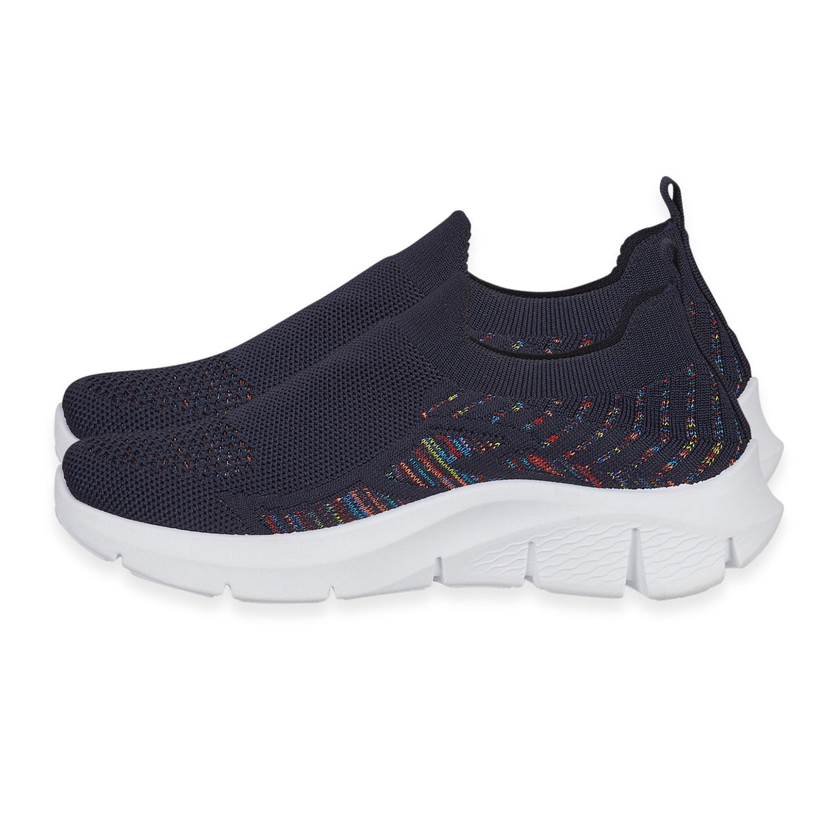 Urban Jacks Ladies Fly Knit Easy Slip-On Shoe (Size - 6) - Navy V32516607 1