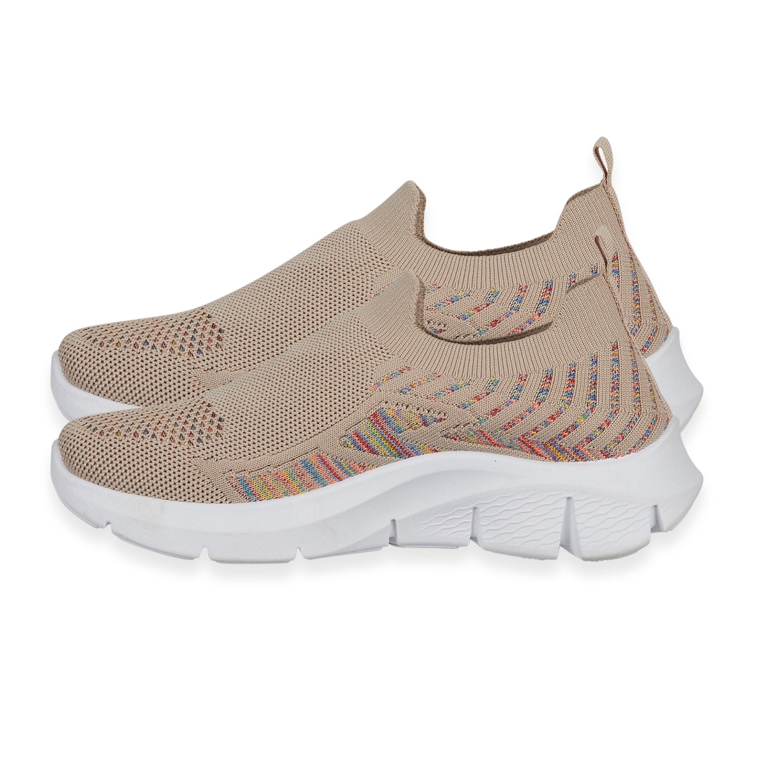 Urban Jacks Ladies Limoncello Fly Knitted Slip-On Shoe (Size 5) - Beige V32516189 1