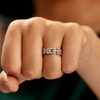 Luxuriant Diamond Lab Grown Diamond (SI-G/H) Band Ring in 18K Vermeil Yellow Gold Plated Sterling Silver_8068606_2