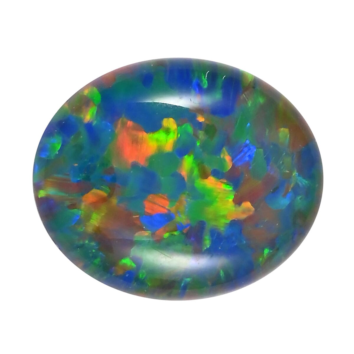 AAAA Australian Lightning Ridge Gemstone (10x8 mm) 1.90 Ct. 8072101 0