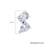 Designer Inspired - THE TOI ET MOI Luxuriant Diamond 9K White Gold SGL Certified VS-GH  Lab Grown Diamond (VS-G-H) Earring 1.01 Ct.