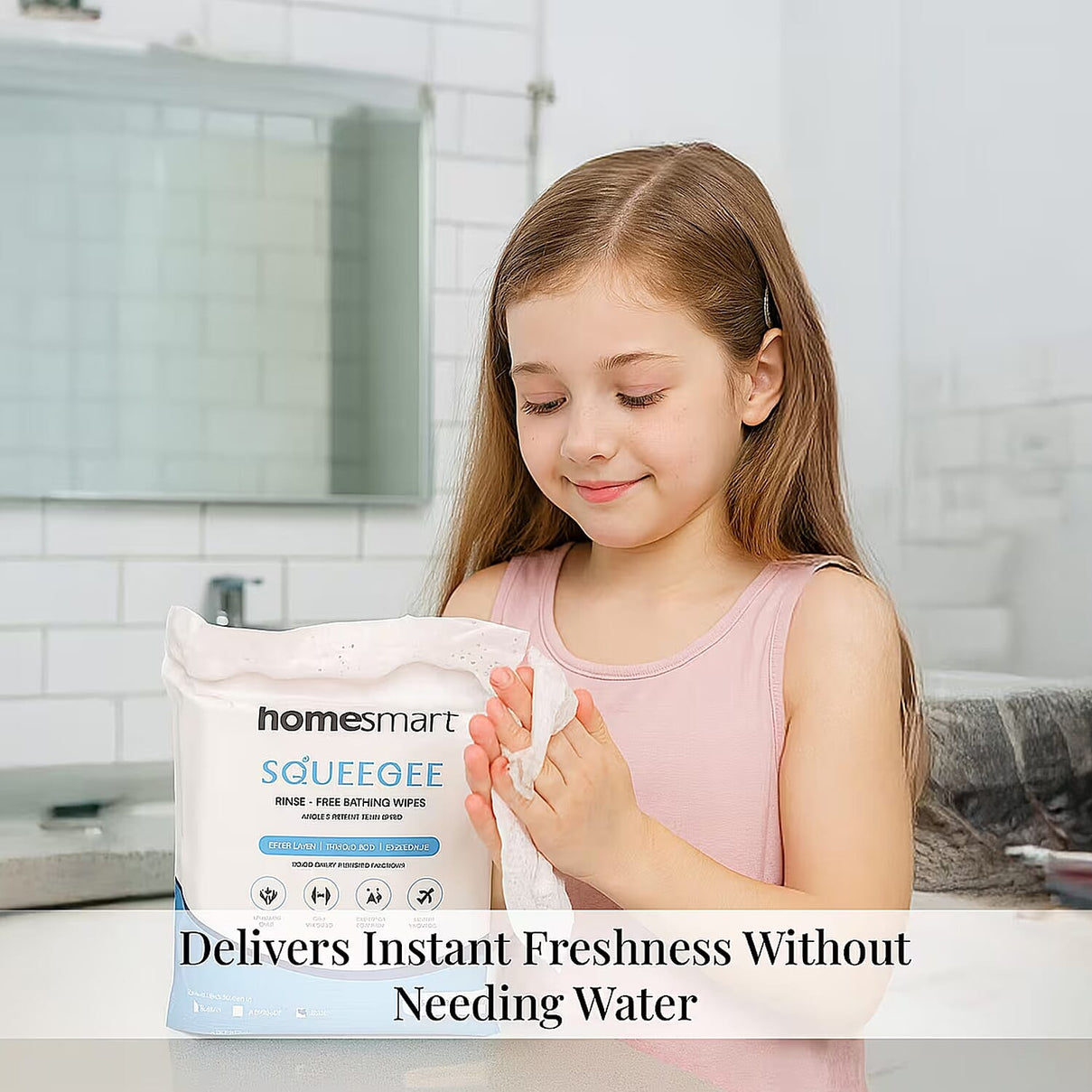 Homesmart 25-Piece Bath Wipes with Nature Scent 8077435 2