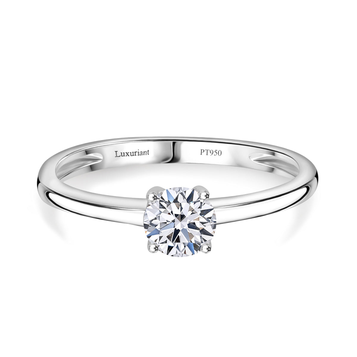 Rachel Galley 950 Platinum VS-EF Lab Grown Diamond VS-EF Ring, Platinum Wt.3 Gms  1.030  Ct. 8081530 0