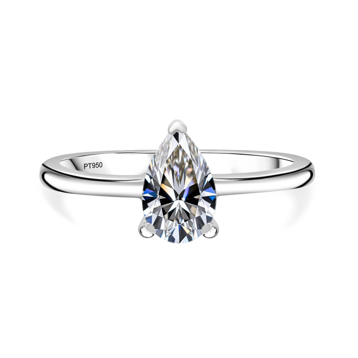 Rachel Galley 950 Platinum VS Lab Grown Diamond EF, VS Ring, Platinum Wt.4.6 Gms 1.000 Ct. 8081552 0