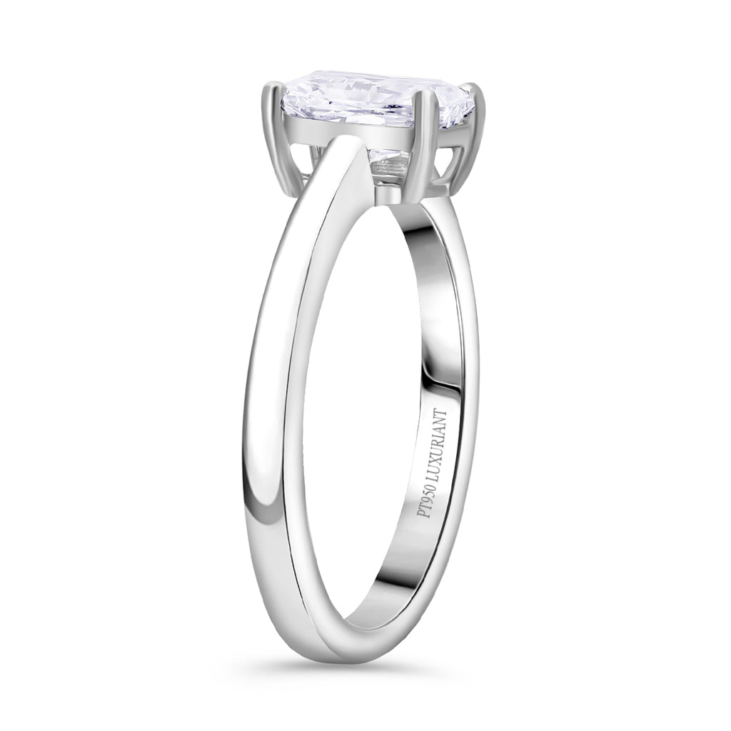 Rachel Galley 950 Platinum VS Lab Grown Diamond EF, VS Ring, Platinum Wt.3.9 Gms  1.020  Ct._8081647_2