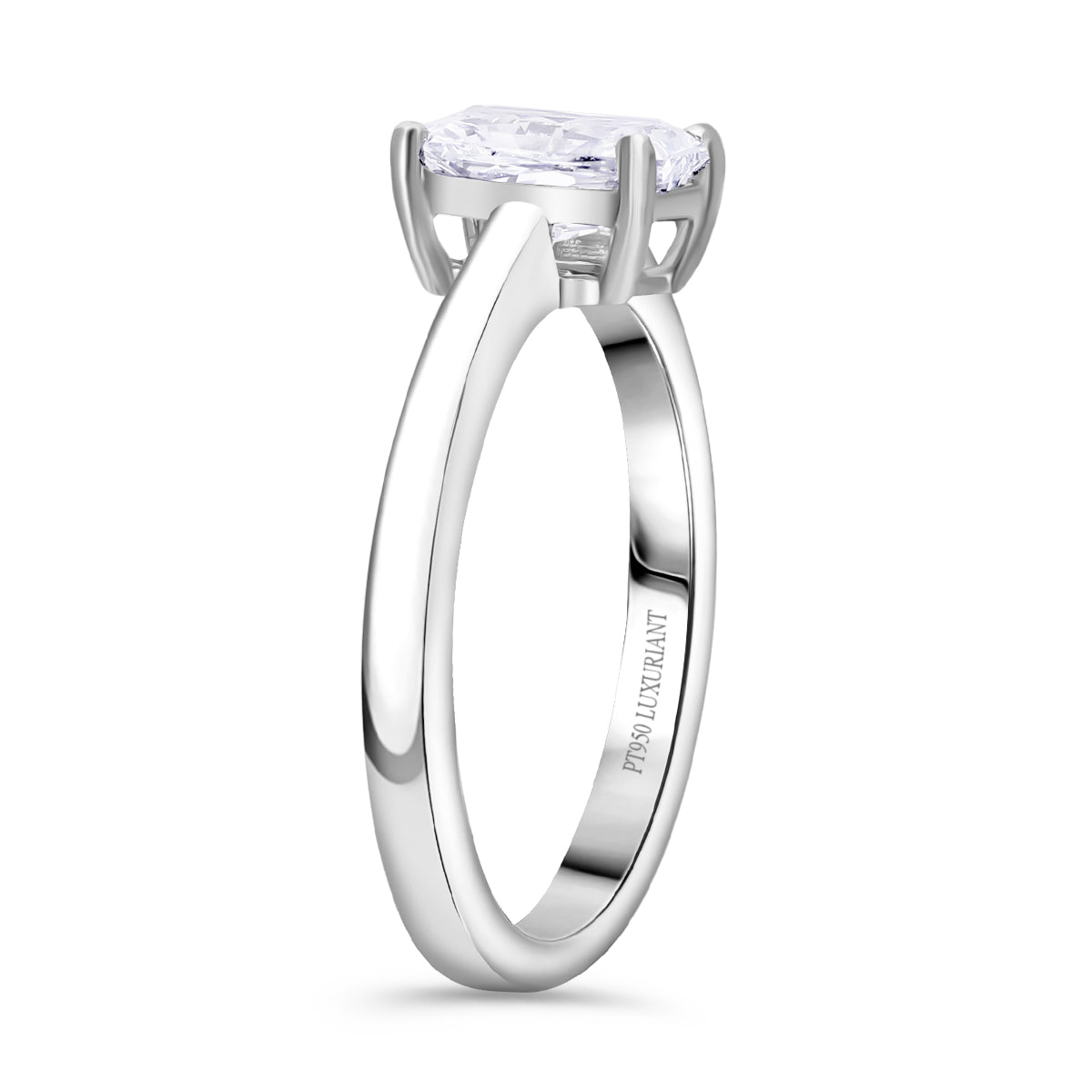 Rachel Galley 950 Platinum VS Lab Grown Diamond EF, VS Ring, Platinum Wt.3.9 Gms  1.020  Ct. 8081647 2