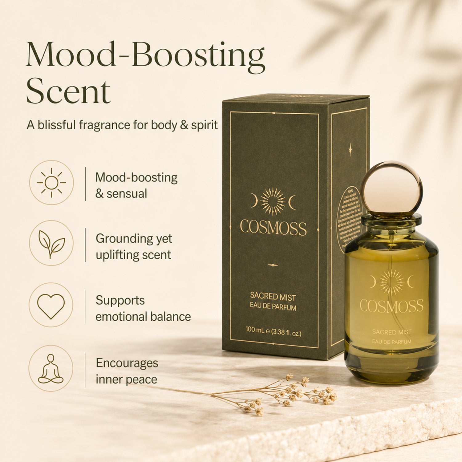 Cosmoss by Kate Moss- Sacred Mist Fragrance EDP - 100ml 8081808 1
