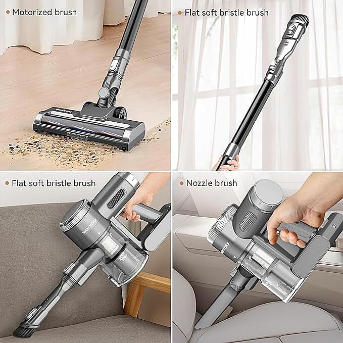 VAKYOU PRO Cordless Vacuum Cleaner, 33Kpa Brushless Motor Stick Vacuum with LED Screen 8083298 2