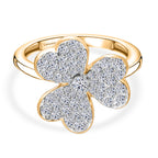 Designer Inspired- Luxuriant Diamond Lab Grown Diamond (SI/G-H) Ring in Vermeil Yellow Gold Plated Sterling Silver 1.03 Ct._8083834
