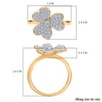 Designer Inspired- Luxuriant Diamond Lab Grown Diamond (SI/G-H) Ring in Vermeil Yellow Gold Plated Sterling Silver 1.03 Ct._8083834_4