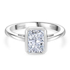 Brithday Deal Launch - Luxuriant 950 Platinum IGI Certified (VS/EF) Lab Grown Diamond Emerald-Cut Solitaire Ring 1.55 Ct, Platinum Wt. 4.56 Gms._8083925