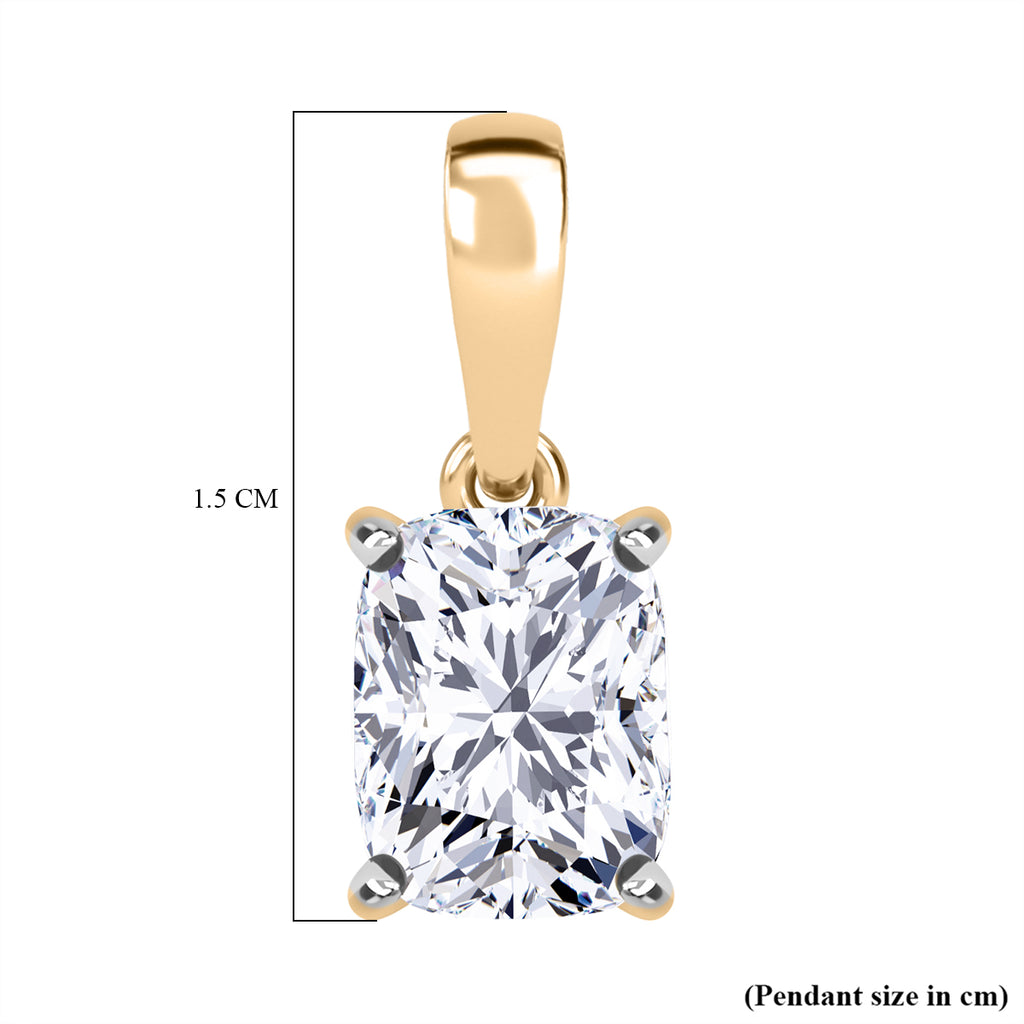 Rachel Galley 9K Yellow Gold IGI Certified Brilliant Cut (VS2/E) Lab Grown Diamond Pendant 1.00 Ct._8083988_4