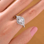 Premium D Colour VVS1 Moissanite GRA Certified Ring in Rhodium Overlay Sterling Silver 2.30 Ct._8084901_1