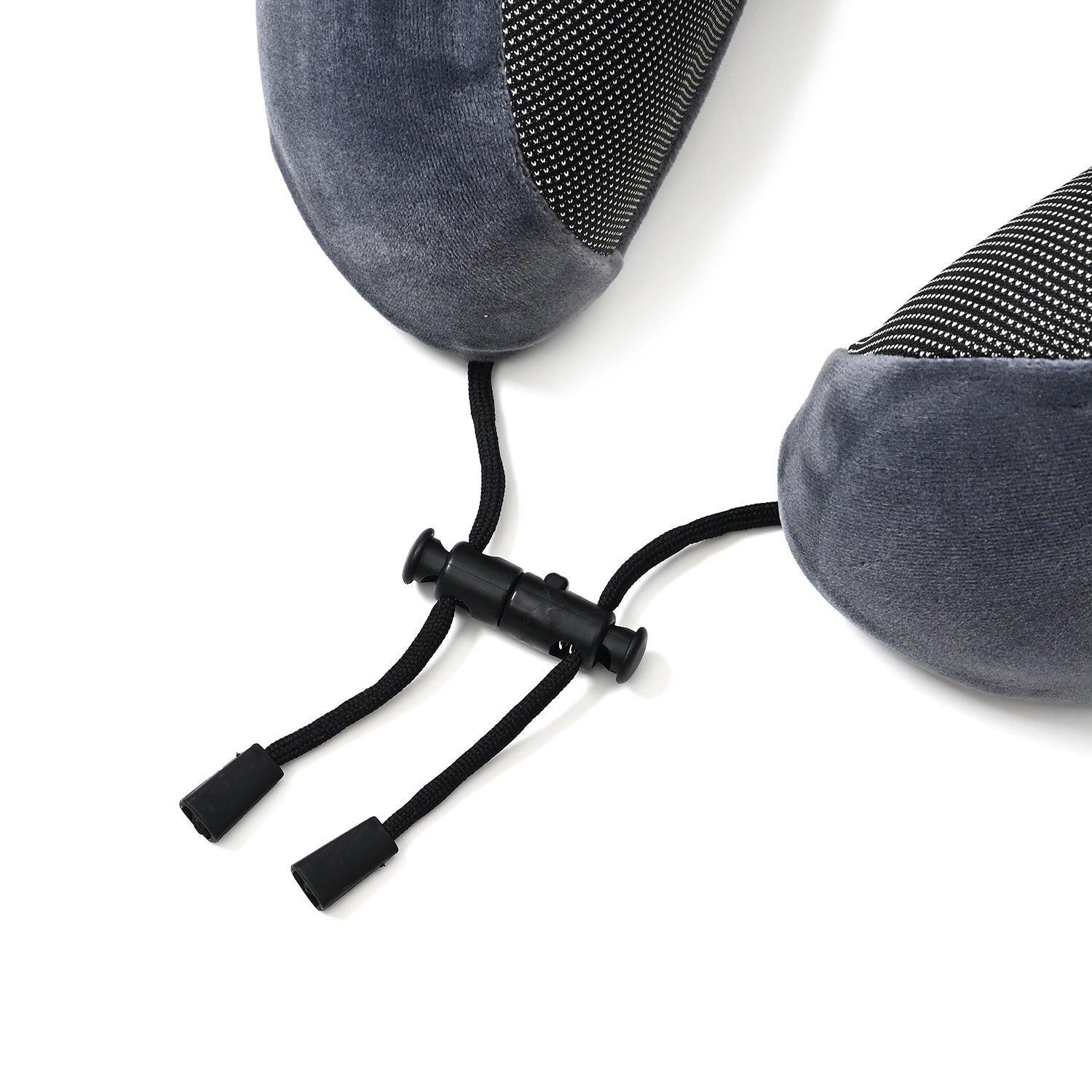 Memory Foam Travel Neck Pillow &amp; Eye Mask Set (Size 30x28cm) - Grey 8085526 6