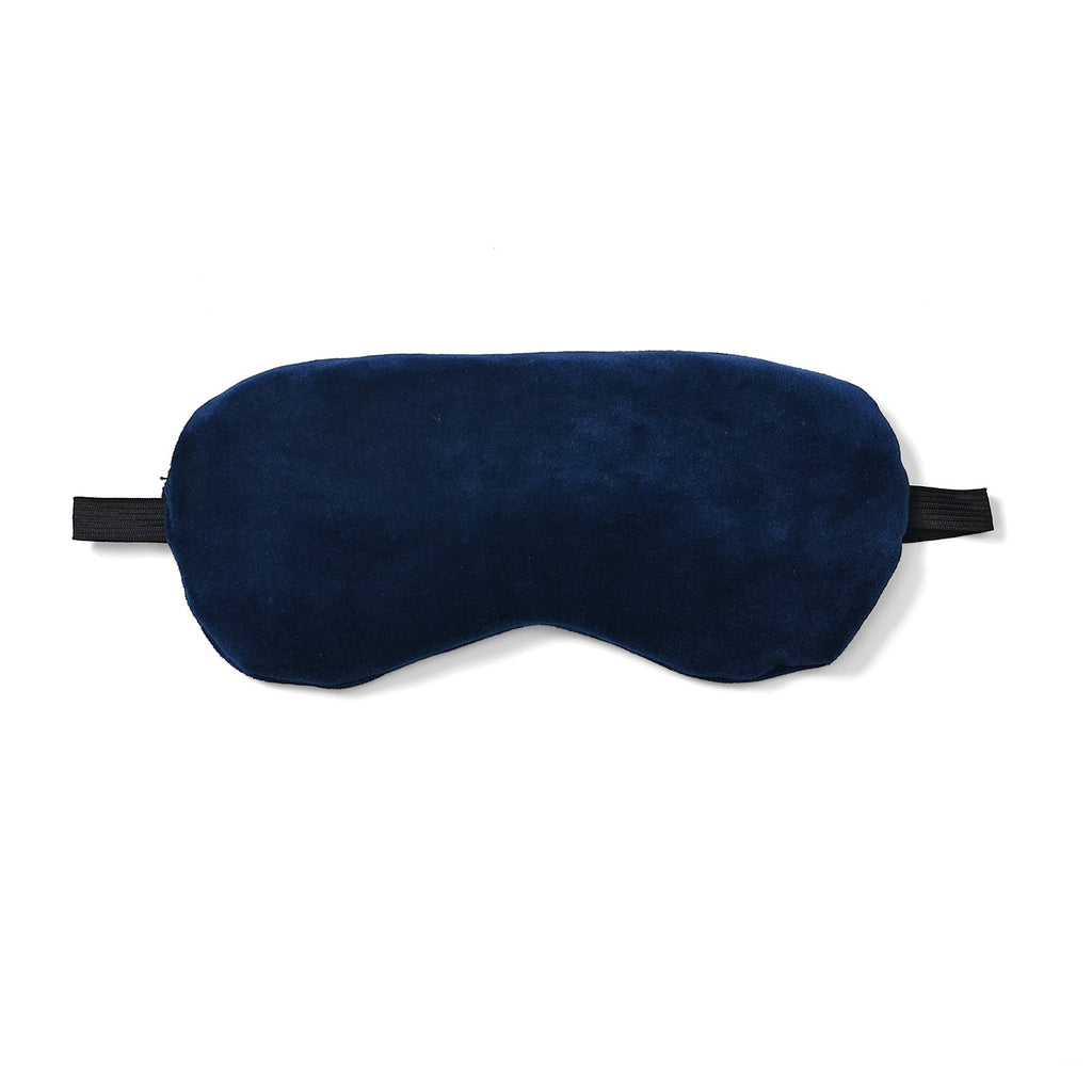 Memory Foam Travel Neck Pillow &amp; Eye Mask Set (Size 30x28cm) - Black