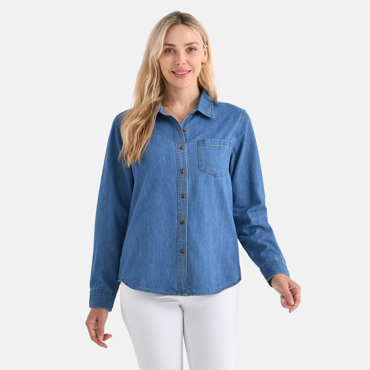 La Marey Classic Denim Shirt (Size L) - Light Denim 8085862 4