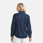 La Marey Classic Denim Shirt (Size M, 12-14) - Dark Blue_8085865_2