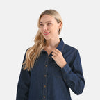 La Marey Classic Denim Shirt (Size M, 12-14) - Dark Blue_8085865_5