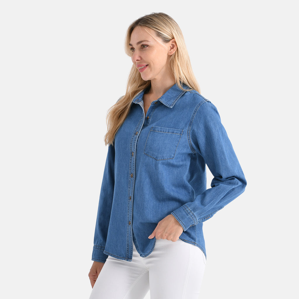 La Marey Classic Denim Shirt (Size XL) - Light Denim_8085868_2