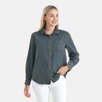 La Marey Denim Shirt (Size - L, 16-18) - Vintage Denim_8085981_3