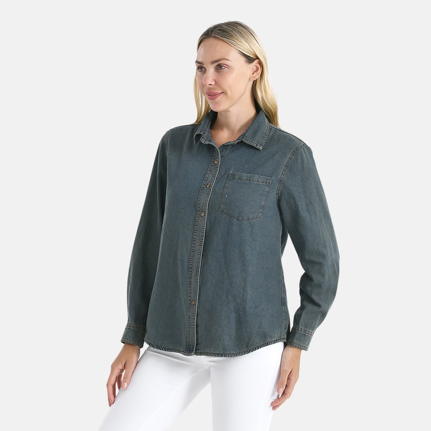 La Marey Denim Shirt (Size - L) - Vintage Denim 8085981 5