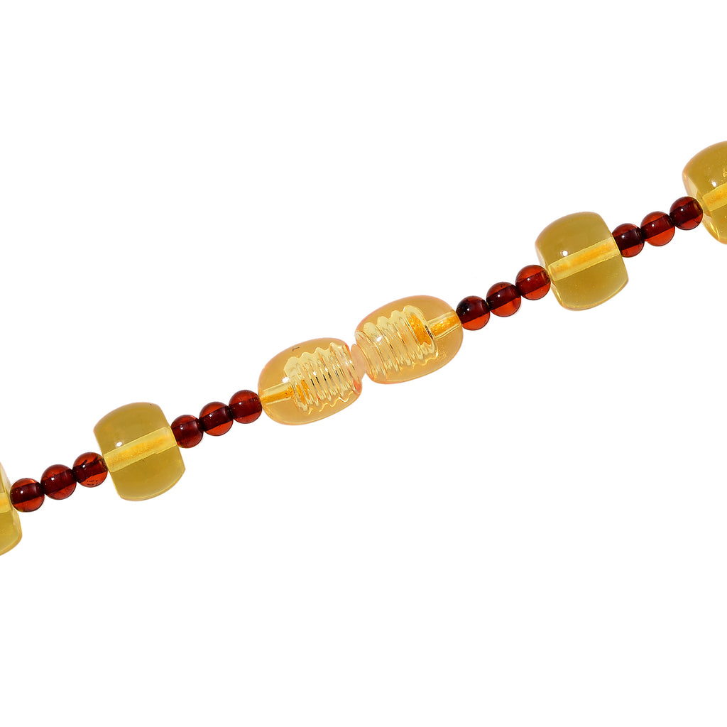 Rare Tucson Find - Natural Honey and Cognac Amber Necklace (Size - 22) with Screw Clasp 100.00 Ct._8086519_4