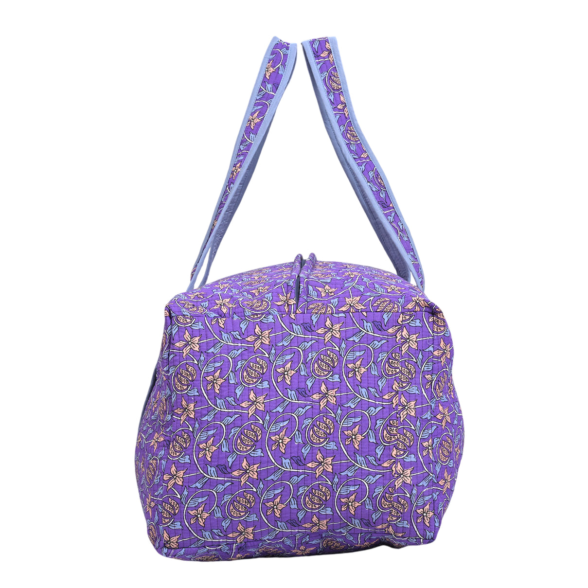 Cotton Quilted Travel Bag with Zipper Closure 8086593 3