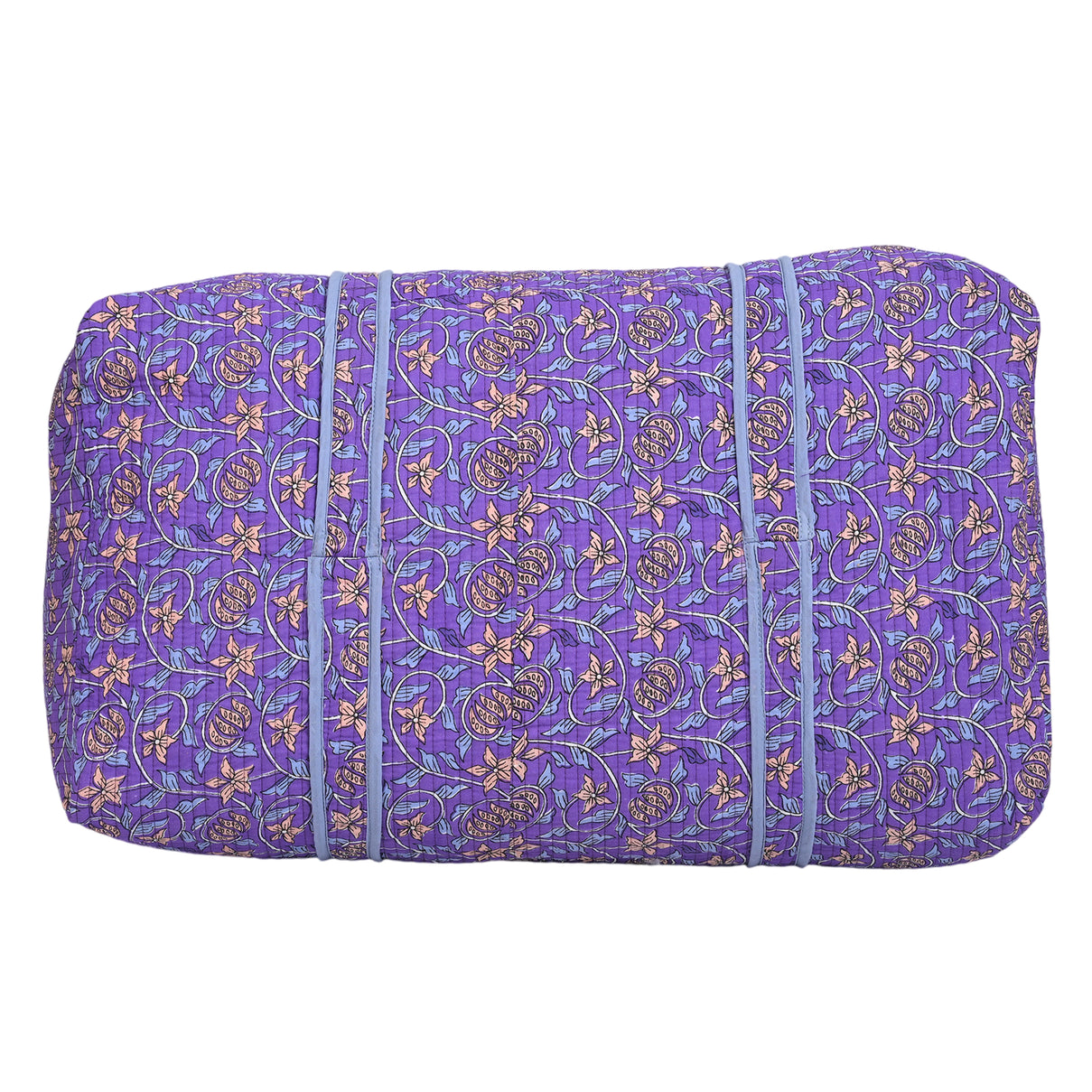 Cotton Quilted Travel Bag with Zipper Closure 8086593 4