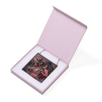 Alphonse Maria Mucha Glass Suncatcher - Square Pendant with Chain & Silver Frame - Multicolour_8087141