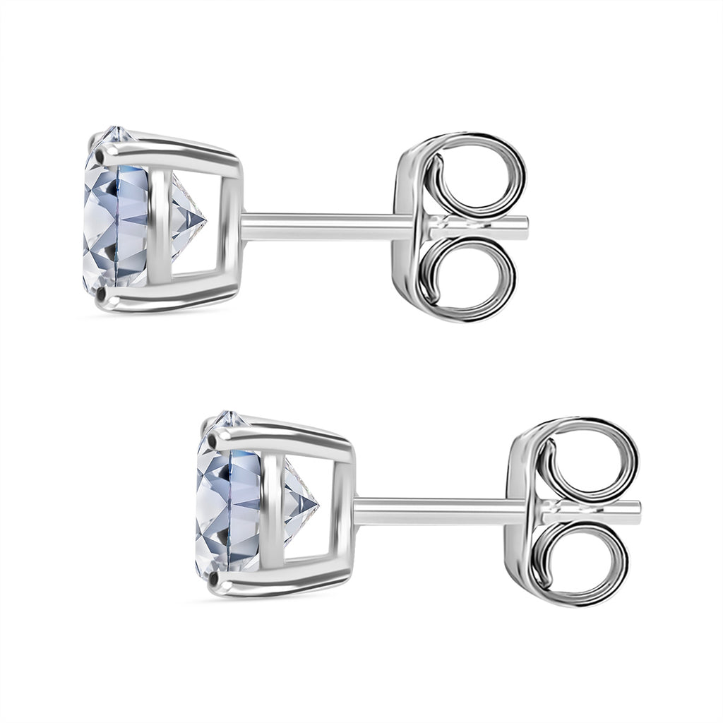 Rachel Galley 9K White Gold VS-EF Lab Grown Diamond VS-EF Earring, Gold Wt.1.8 Gms  2.000  Ct._8087513_2