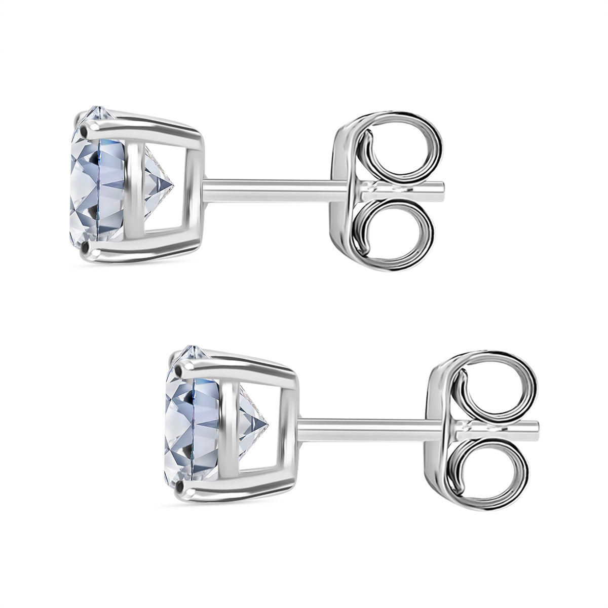 Rachel Galley 9K White Gold VS-EF Lab Grown Diamond VS-EF Earring, Gold Wt.1.8 Gms  2.000  Ct. 8087513 2