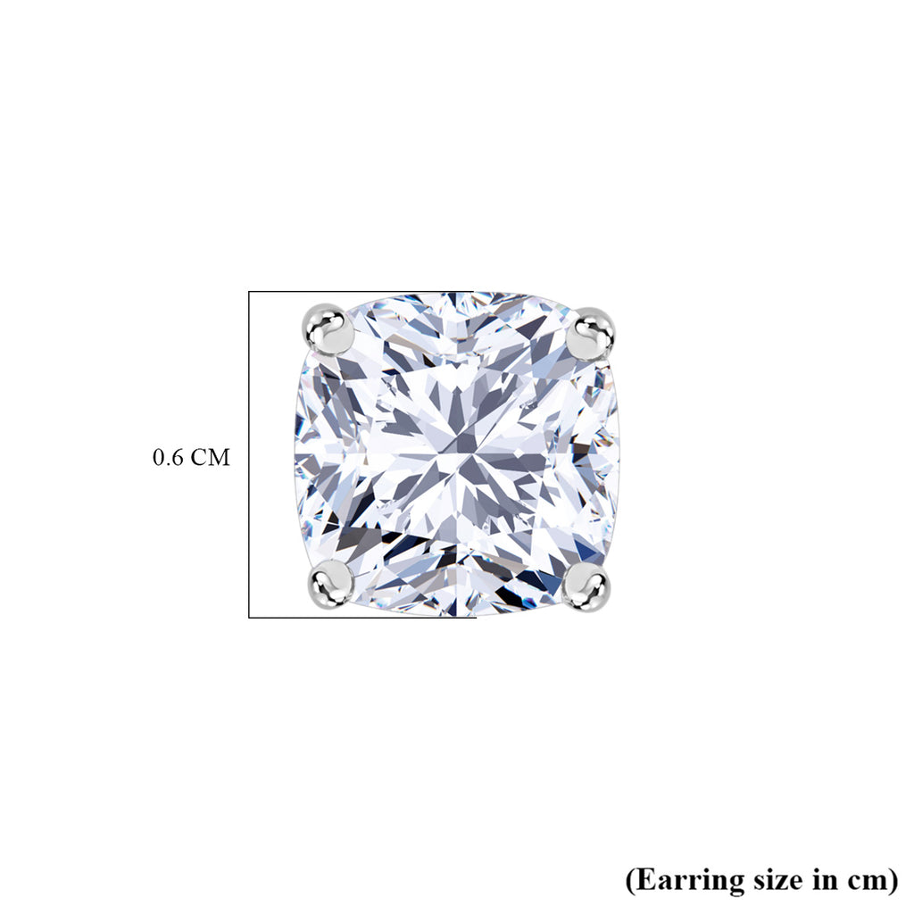 Rachel Galley 9K White Gold VS-EF Lab Grown Diamond VS-EF Earring, Gold Wt.1.8 Gms  2.000  Ct._8087513_3