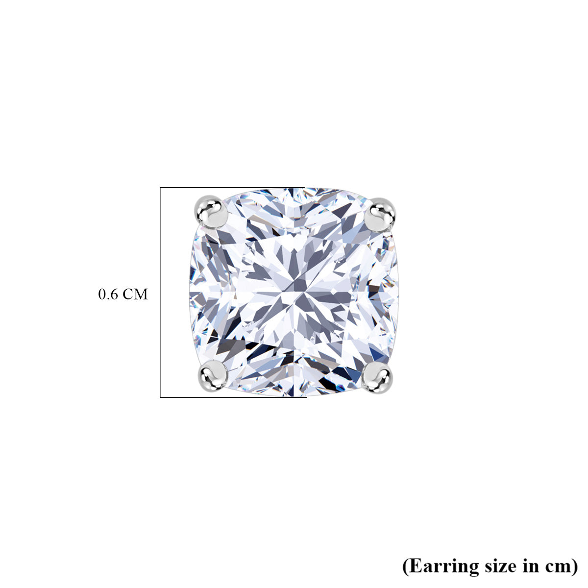 Rachel Galley 9K White Gold VS-EF Lab Grown Diamond VS-EF Earring, Gold Wt.1.8 Gms  2.000  Ct. 8087513 3
