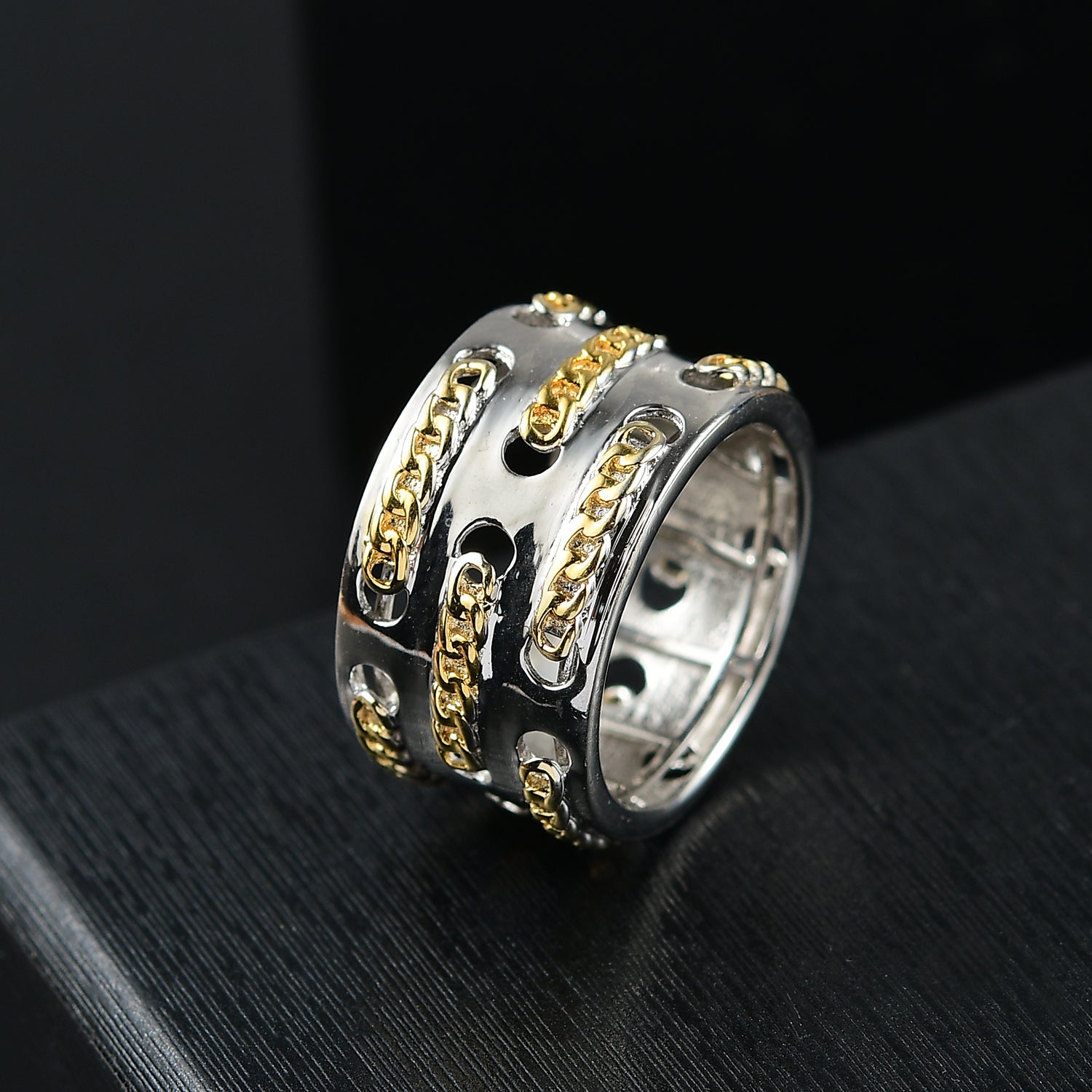 Fancy Ring Pure Yellow Brass V32521006 1