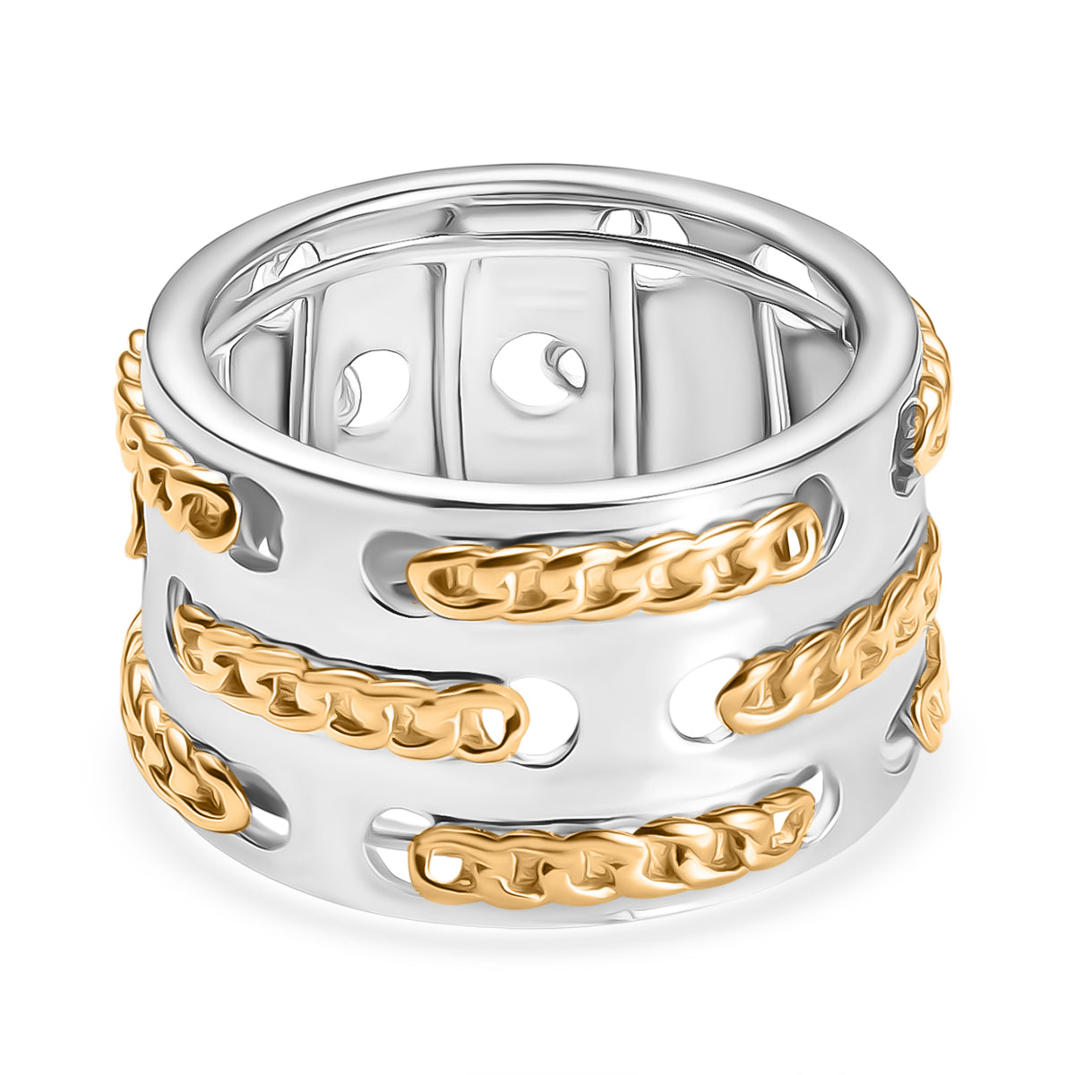 Fancy Ring Pure Yellow Brass V32521006 4