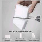 Bliss and Beyond Set of 100 Magic Foam Sponge (Size 10x6x2cm) - White