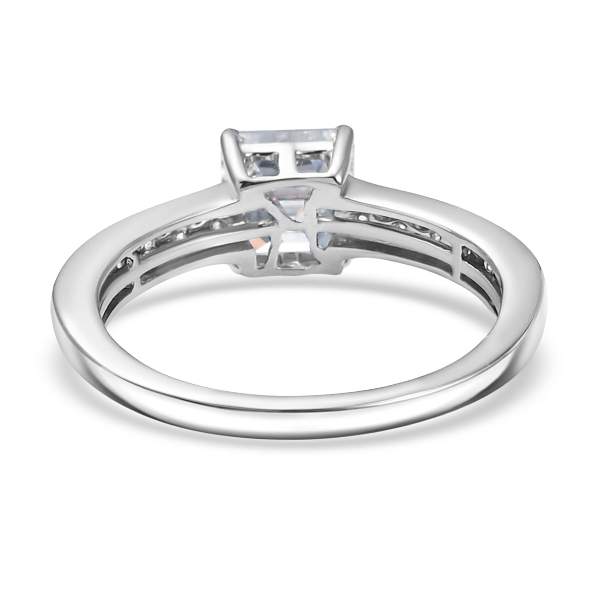 LUXURIANT 2 Ct. Emerald-Cut Lab Grown Diamond Ring in 950 Platinum IGI Certified 8094718 5