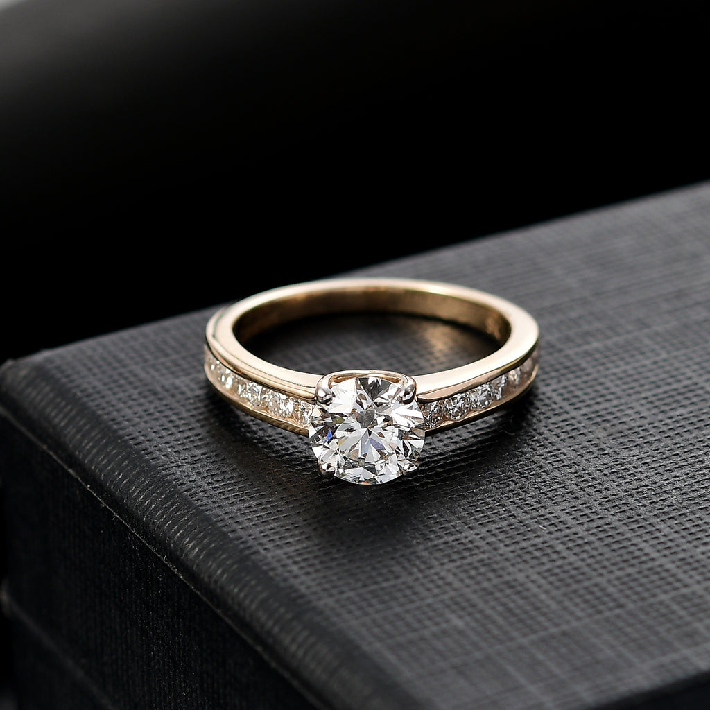Biggest Close Out Deal - Luxuriant 9K Yellow Gold SGL Certified Lab Grown Diamond (SI/G-H) Solitaire Ring 1.55 Ct._8094865_1