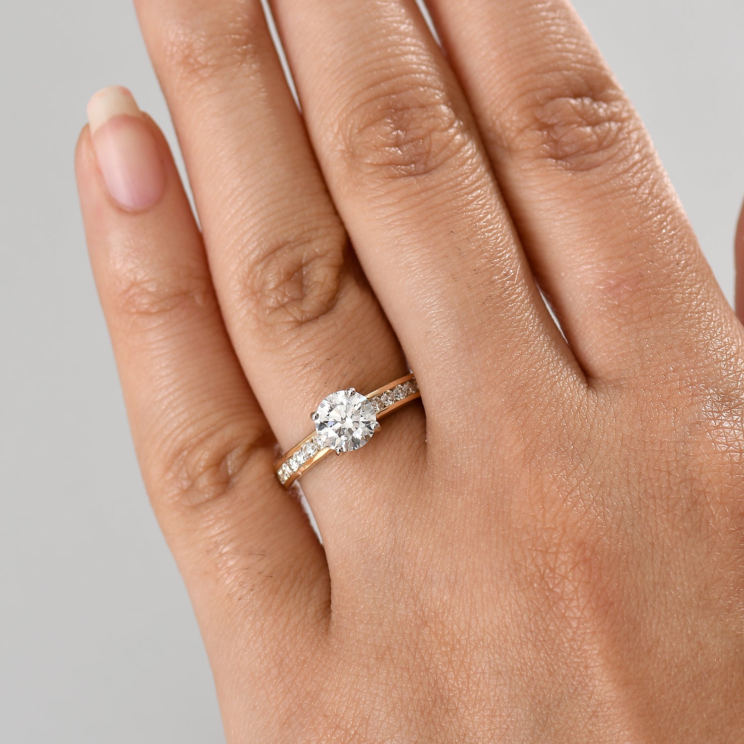 LUXURIANT 1.50 Ct. Lab Grown Diamond Solitaire Ring in 9K Yellow Gold SGL Certified 8094865 3