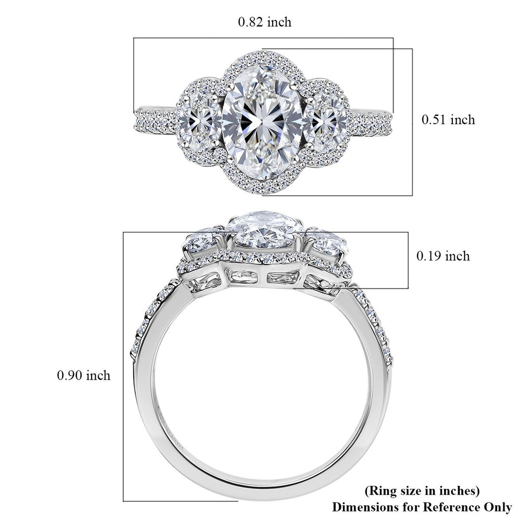Luxuriant Diamond 950 Platinum IGI Certified (VS-EF) Lab Grown Diamond Ring 2.40 Ct, Platinum wt. 4.50 Gms._8094889_5