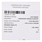 Luxuriant Diamond 950 Platinum IGI Certified (VS-EF) Lab Grown Diamond Ring 2.40 Ct, Platinum wt. 4.50 Gms._8094889_6