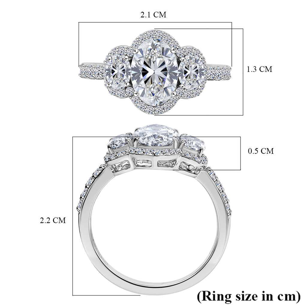 Luxuriant Diamond 950 Platinum IGI Certified (VS-EF) Lab Grown Diamond Ring 2.40 Ct, Platinum wt. 4.50 Gms._8094892_5