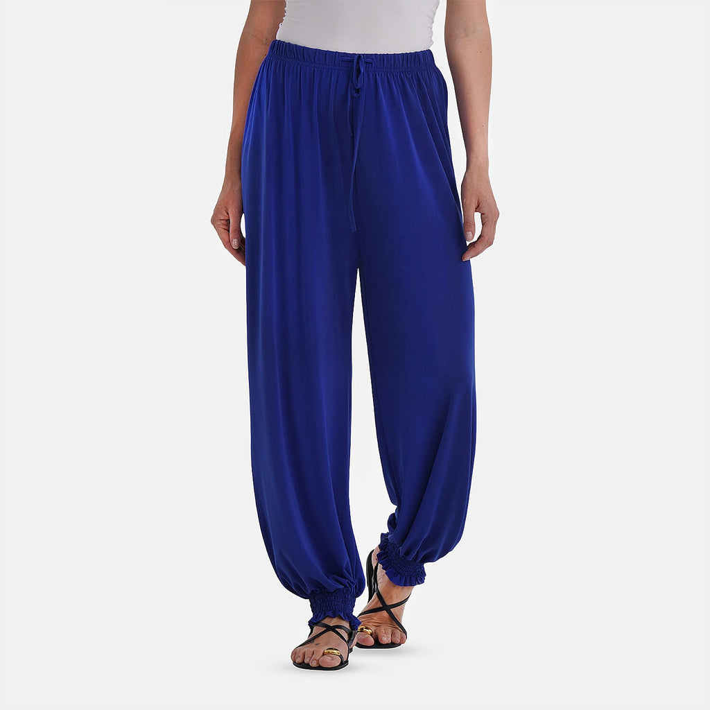 Tamsy Casual Harem Pants (One Size Curve, 18-24) - Blue_8095106_3