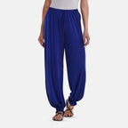Tamsy Casual Harem Pants (One Size Curve, 18-24) - Blue_8095106_3