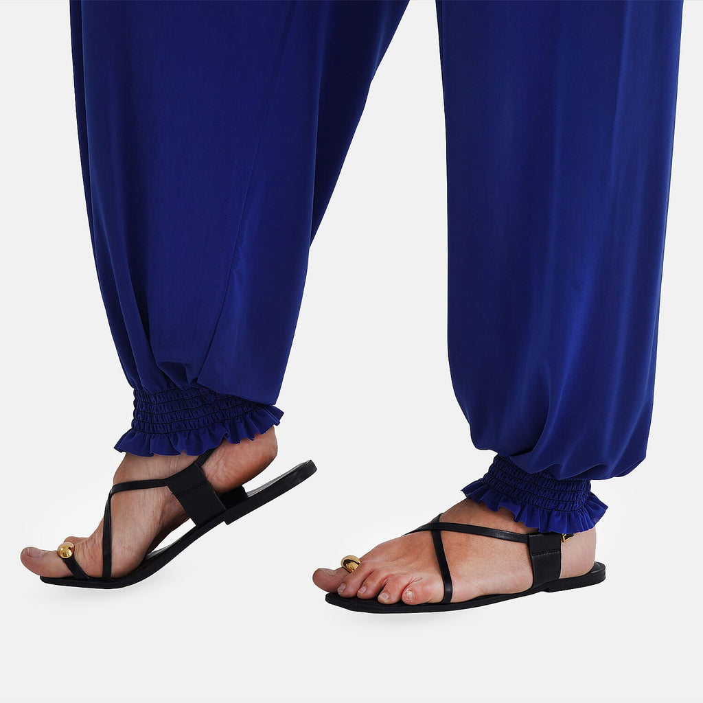Tamsy Casual Harem Pants (One Size Curve, 18-24) - Blue_8095106_4